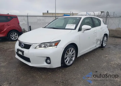 2011 Lexus Ct 200H Premium from USA, damaged, VIN JTHKD5BH4B2043842